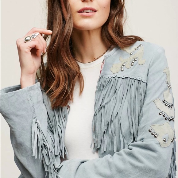 Free People For The Dreamers Leather Jacket - Picture 5 of 8